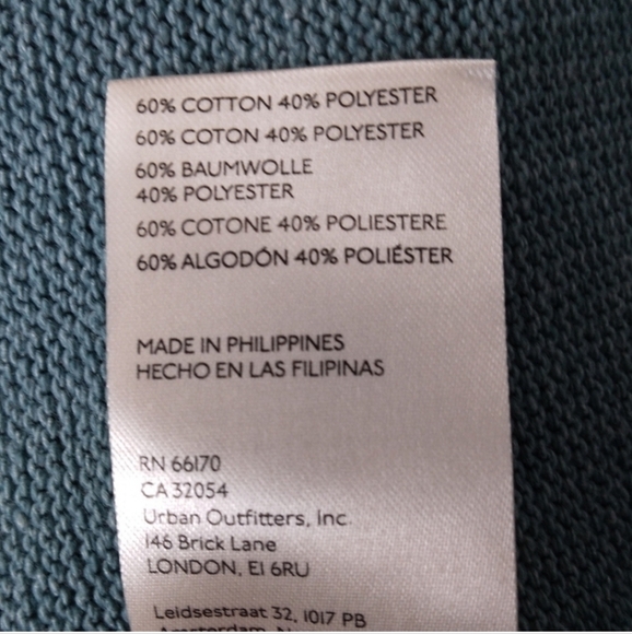 NWT Free People Anyway Thermal Top in Deep Teal Size Small - Picture 7 of 8